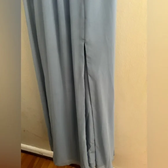 Azazie A2 Dusty Blue Dress - Picture 6 of 6